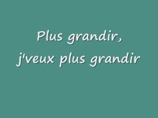 Mylene farmer plus grandir (avec paroles)