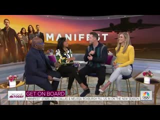 ‘manifest’ stars josh dallas and melissa roxburgh talk season 2 @todayshow