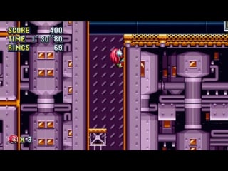 Новый геймплей в зоне flying battery игры sonic mania!