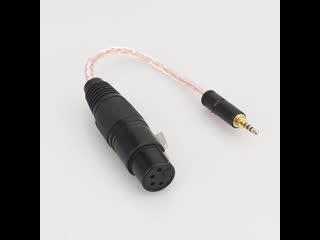 High qulity audiocrast trrs balanced male to 4 pin xlr female 7n occ copper silver plated