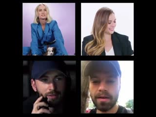 Brie larson | elizabeth olsen ¦ sebastian stan | chris evans vine