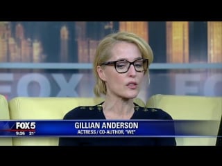 Gillian anderson & jennifer nadel good day new york morning show on fox 5 (15th march 2017)