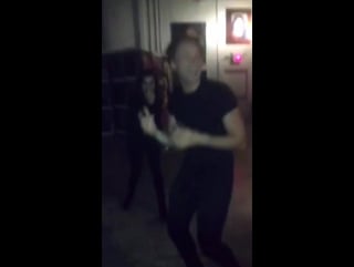 Ashton and michael at the after party last night with dnce, camila cabello, haylee steinfield