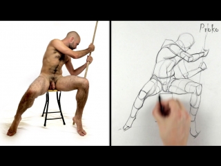 Proko figure drawing fundamentals 06 mannequinization mannequinization example 06