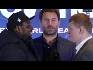 Alexander povetkin vs dillian whyte face off