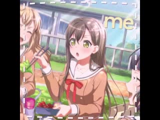 Tae hanazono | poppin party | bandori vine