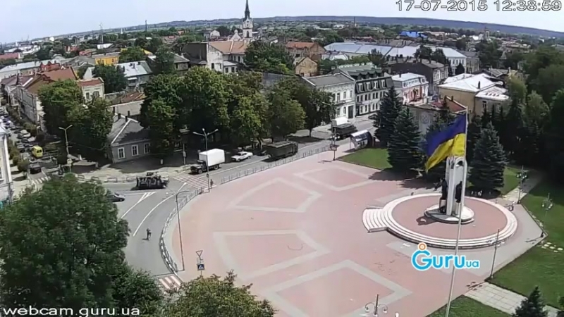 Колона військової техніки в мукачево