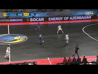 Futsal euro highlights watch kazakhstan shock holders italy