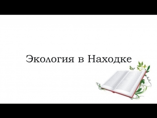 Экологические проблемы в находке