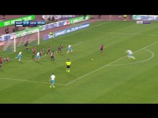 Napoli genoa 2 0, p zielinski (1 0, 50), 10 02 2017 hd