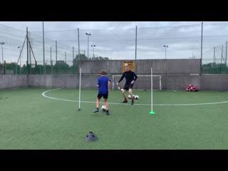 Passing receiving scanning shoulders training121