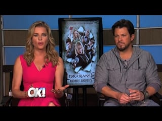 Rebecca romijn and chris kane share details about the new season librarians