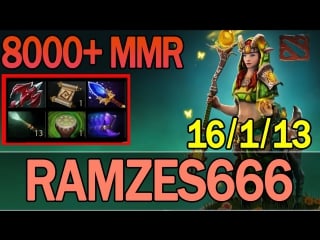 Dota 2 ramzes666 plays enchantress 8000+ mmr | ranked match