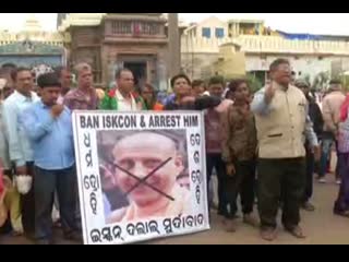 Shree jagannath sena protest iskcon’s untimely rath yatra in mumbai