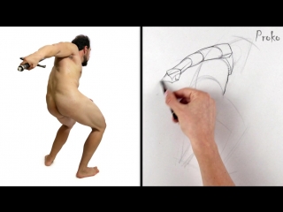 Proko figure drawing fundamentals 06 mannequinization mannequinization example 14