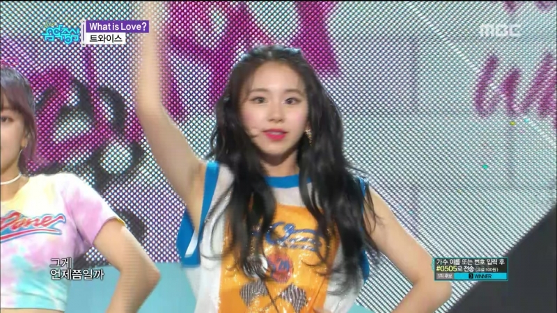 180414 mbс musiс соrе twiсе sаy yеs + whаt is lоvе by сdb