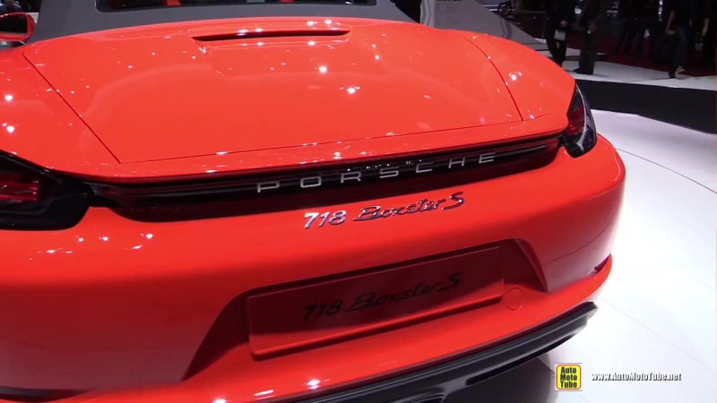 2017 porsche 718 boxster s exterior and interior walkaround debut at 2016 geneva motor show
