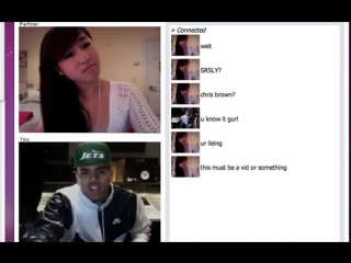 Chris brown в chatroulette (часть 1)