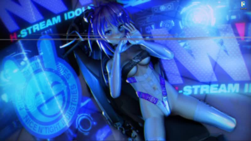 Девушка projekt melody показывает неприличный жест живые обои для wallpaper engine