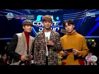 [170126] seventeen's mingyu, wonwoo, vernon @ m!countdown mc cut