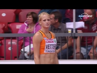 Anouk vetter heptathlon high jump 22nd european athletics championships zurich (2014)