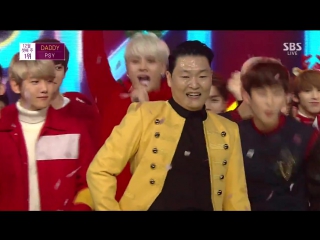 《inkigayo win》 인기가요 1위 발표｜psy (싸이) daddy(대디) 20151220