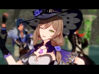 【mmd genshin impact】 ready steady t/er (kaeya,diluc,jean,amber,lisa)