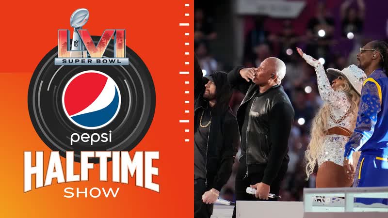 Dr dre, snoop dogg, eminem, mary j blige, kendrick lamar full pepsi super bowl