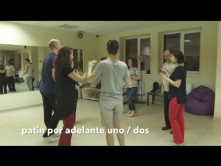 Patin por adelante uno/dos