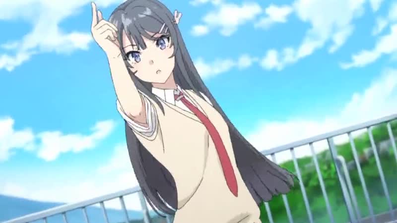 Этот глупый свин не понимает мечту девочки зайки | май сакурадзима | anime edit