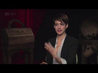 Anne hathaway discusses listening to elizabeth and the catapult