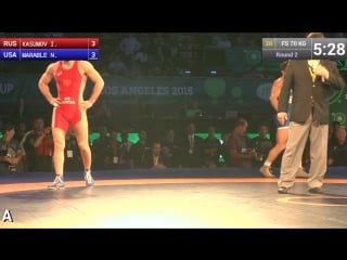 Round 2 fs 70 kg israil kasumov (rus) df nick marable (usa), 8 6