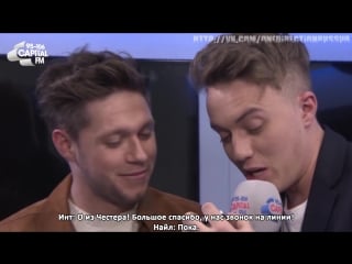 Niall horan leaked his number and it went crazy! [rus sub]