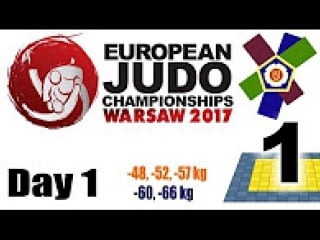 European judo championships warsaw 2017 day 1 tatami 1