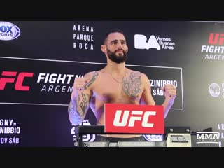 Weigh ins santiago ponzinibbio neil magny