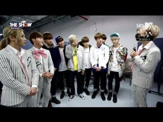 [backstage] 151103 bts & seventeen @ the show
