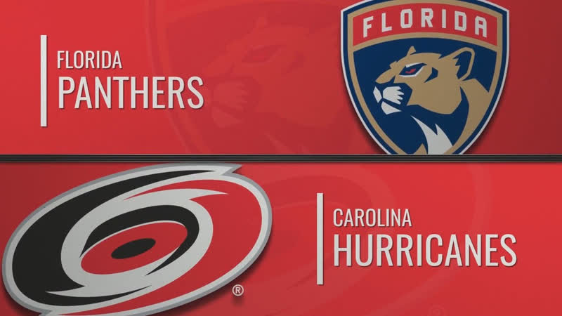 Каролина харрикейнз – флорида пантерз прямая трансляция нхл 1 игра серии