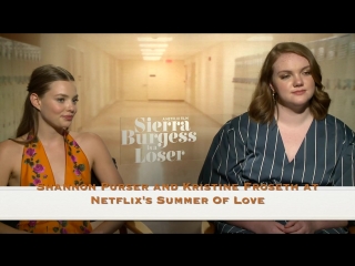 Shannon purser and kristine froseth at netflixs summer of love