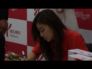 [fancam] 150822 kang sora at kelloggs special k fansigning event kyoungyoel lee