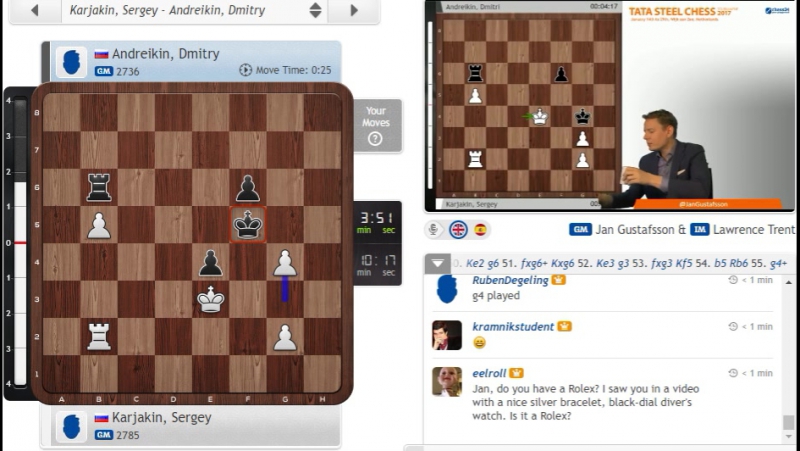 Tata steel masters 2017; p9 r10 kar wins