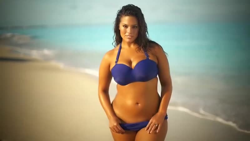 Ashley graham plus size model curvy womens nude photoshoot