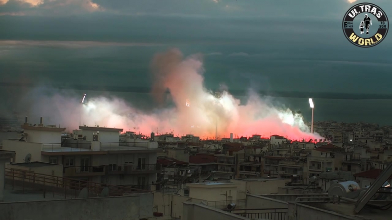 Olympiakos porn video – Paok vs olympiakos huge pyroshow