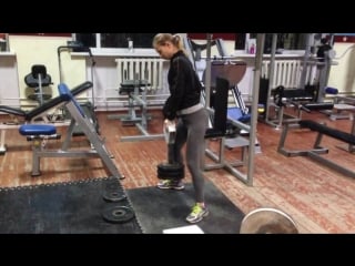 Diana krahmatova 23,9kg and 25,2kg flask 1h lift (50kg b w 50+% of b w lift)