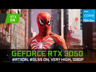 Marvel's spider man remastered | rtx 3050 | 1080p, very high, rtx on, dlss on / off