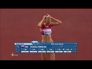 Svetlana shkolina & anna chicherova 1,98m diamond league roma 06 06 13