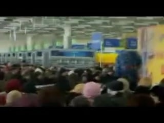 Открытие гипермаркета "караван"