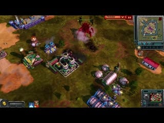 [basset] kirov reporting масштабное сражение трех команд в command and conquer red alert 3 remix mod