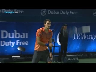 Watch highlights donskoy shocks federer in dubai