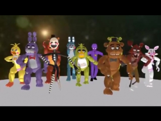 (fnaf x mmd) help me(animatronic version and purpure guy )