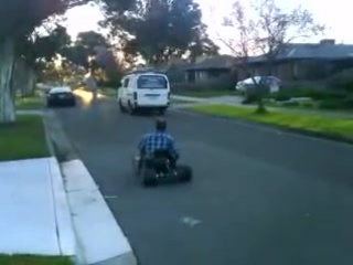 Home made electric gokart 24v starter motor